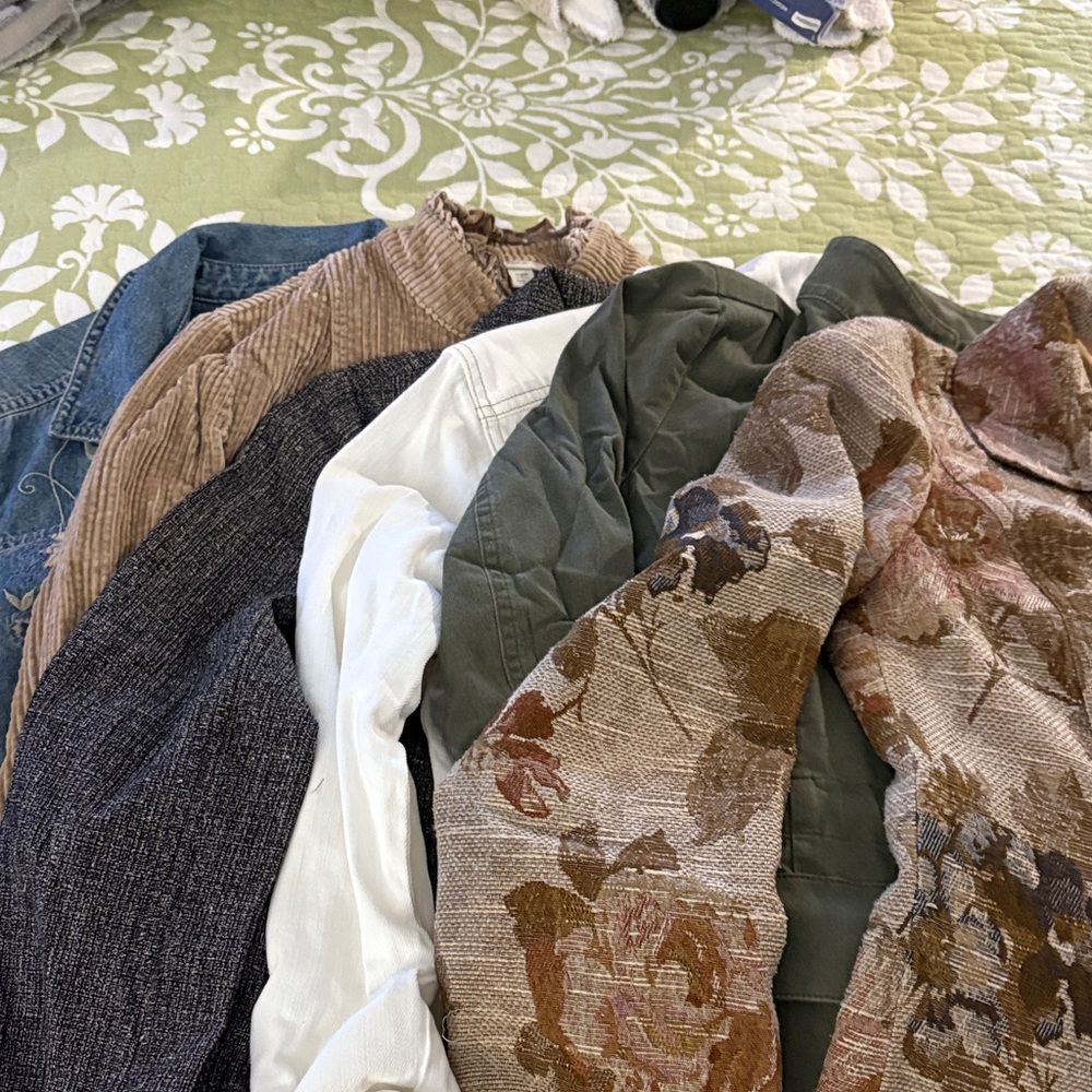 Lot of 6 J Jill Jackets & Coat XS XS Petite